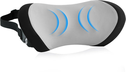 Bamboo Charcoal Memory Foam Lumbar Support Pillow – Ergonomic Back Cushion with Breathable Washable Cover for Car Seat and Office Chair