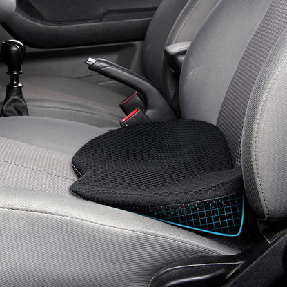 Ergonomic Wedge Seat Cushion – Memory Foam Lumbar Support Pillow for Car Seat, Office Chair, and Home, Non-Slip Breathable Cover, Removable & Washable